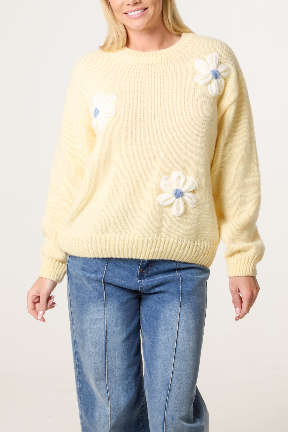 Nova of London Flocking Daisy Knitted Jumper
