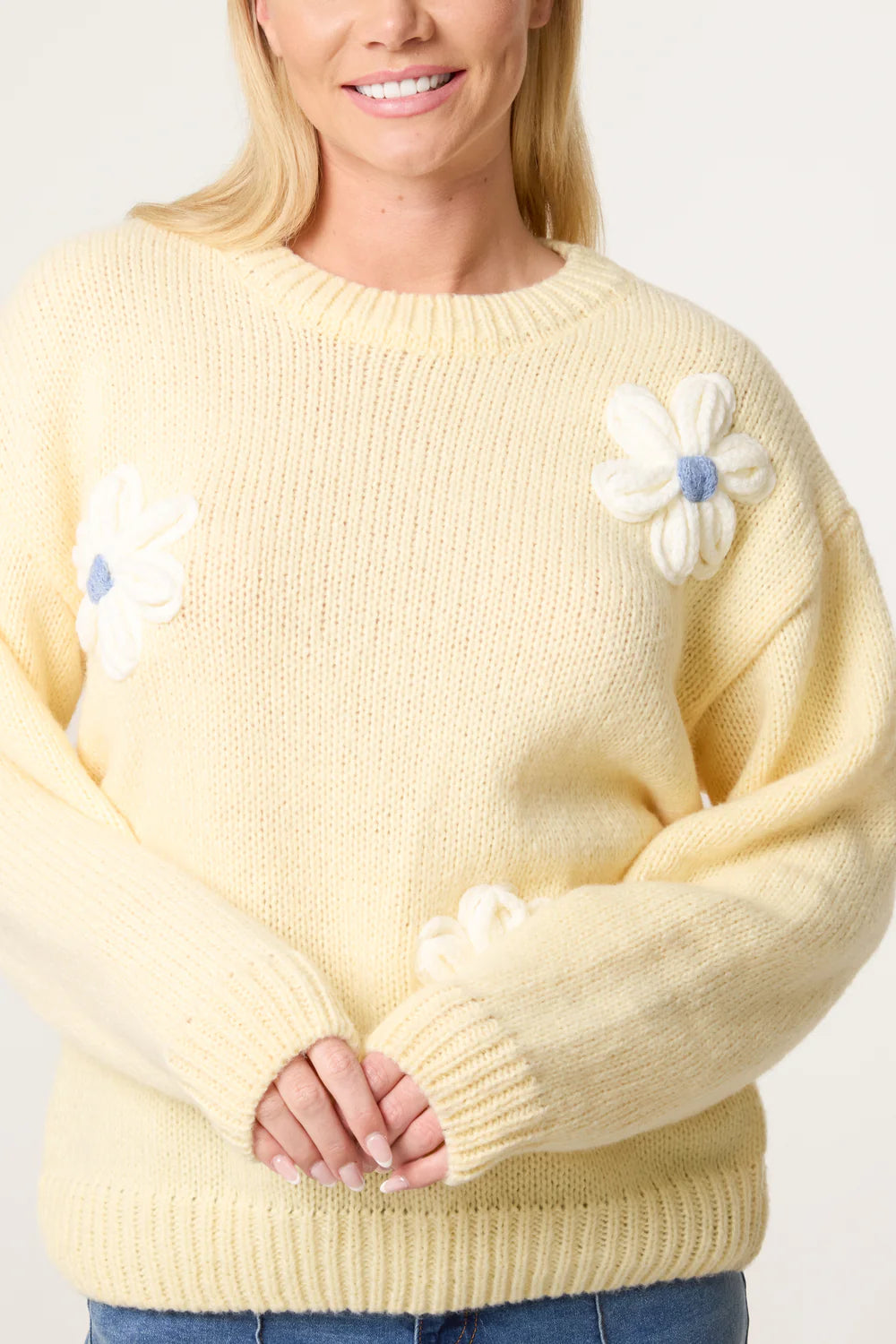 Nova of London Flocking Daisy Knitted Jumper