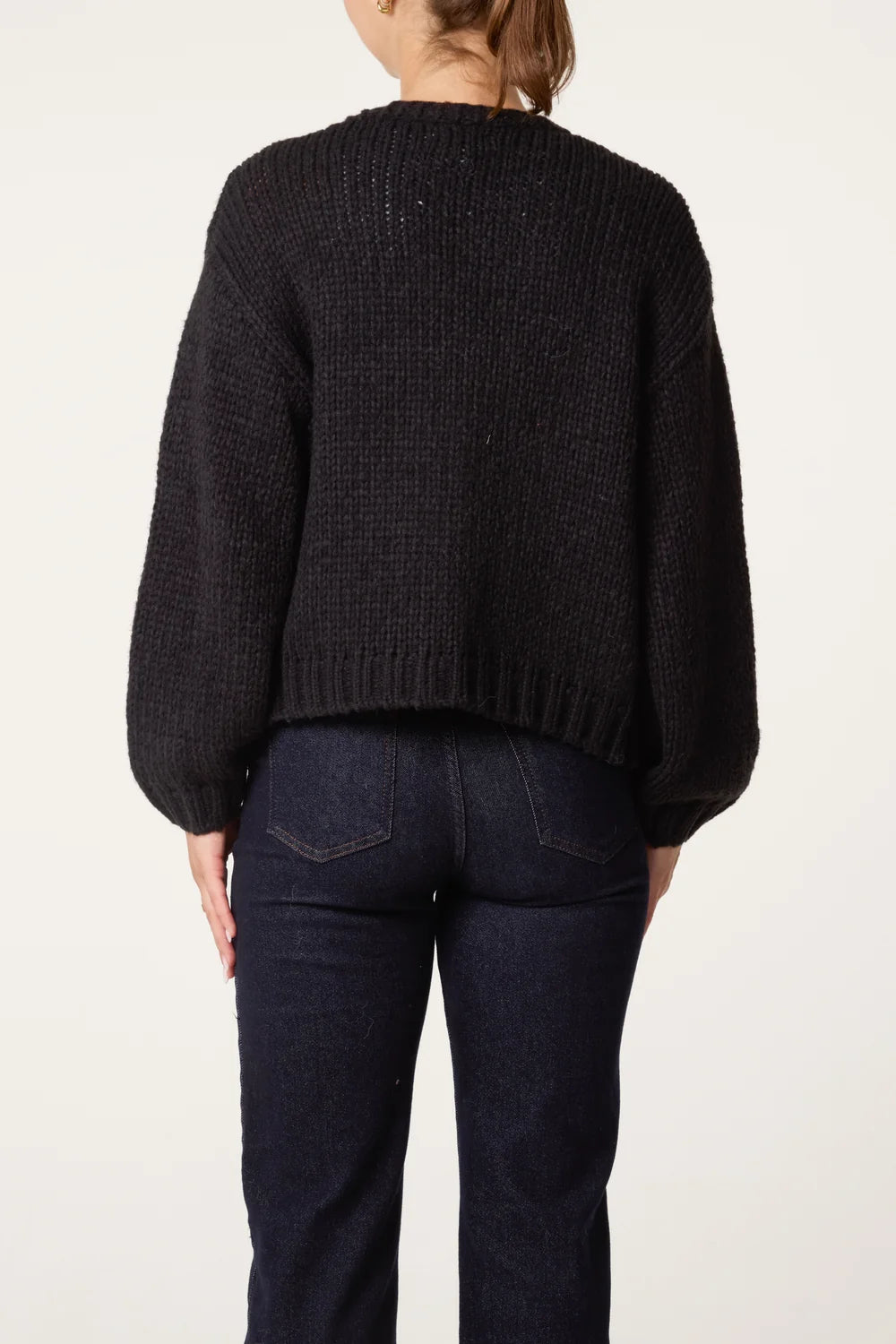 Nova of London Embroidered Flower Knit Cardigan