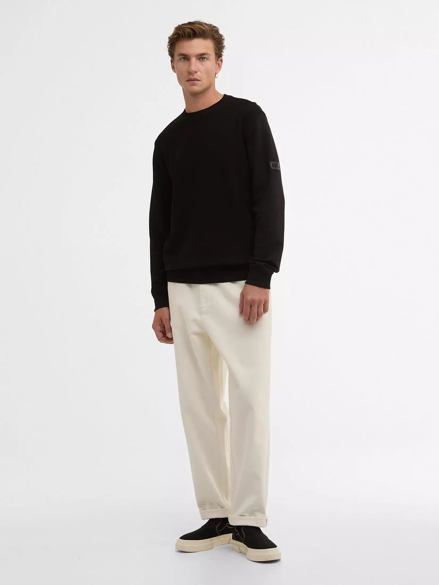 Barbour International Kaspain Crew Sweatshirt - Black