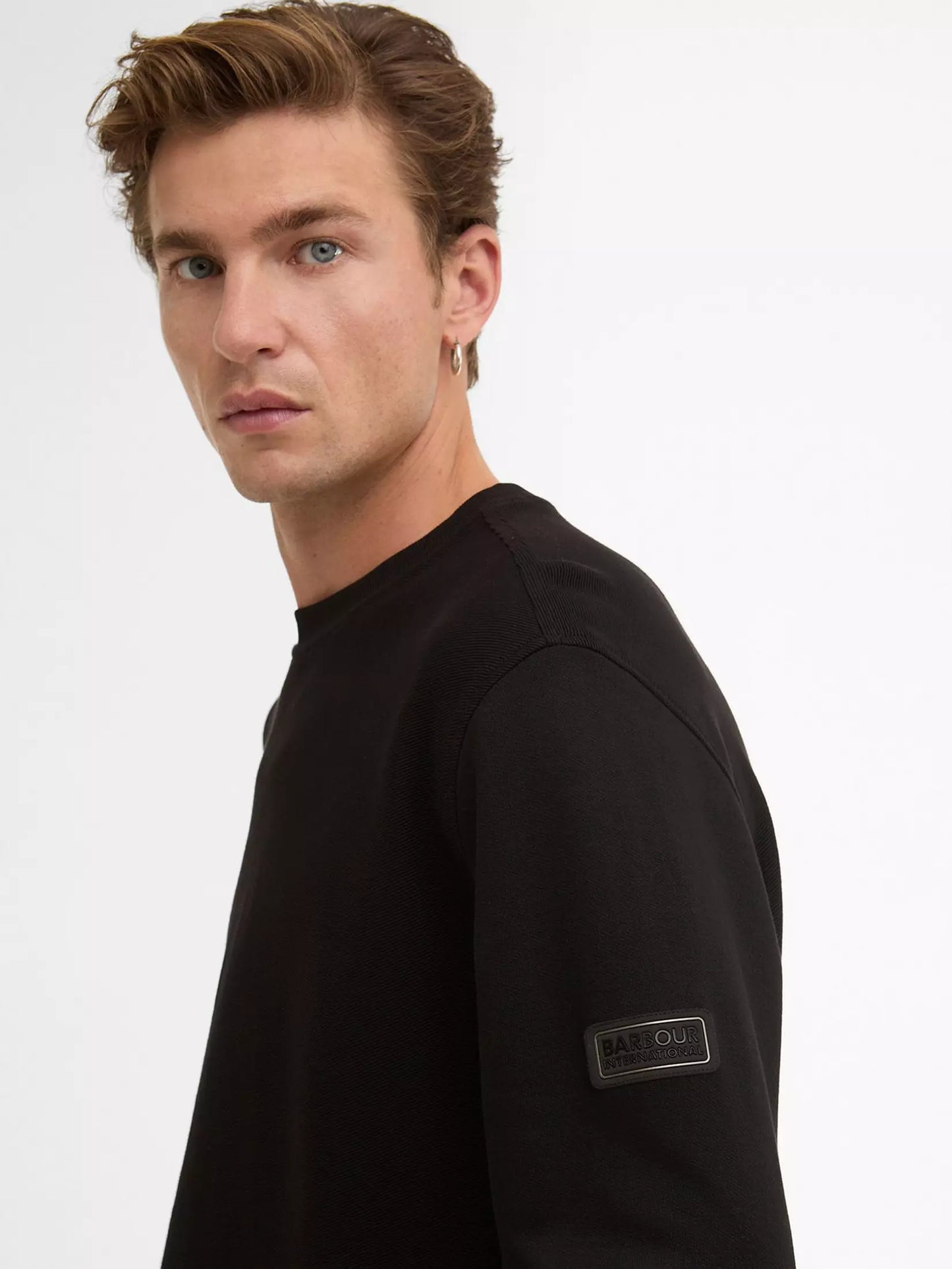 Barbour International Kaspain Crew Sweatshirt - Black