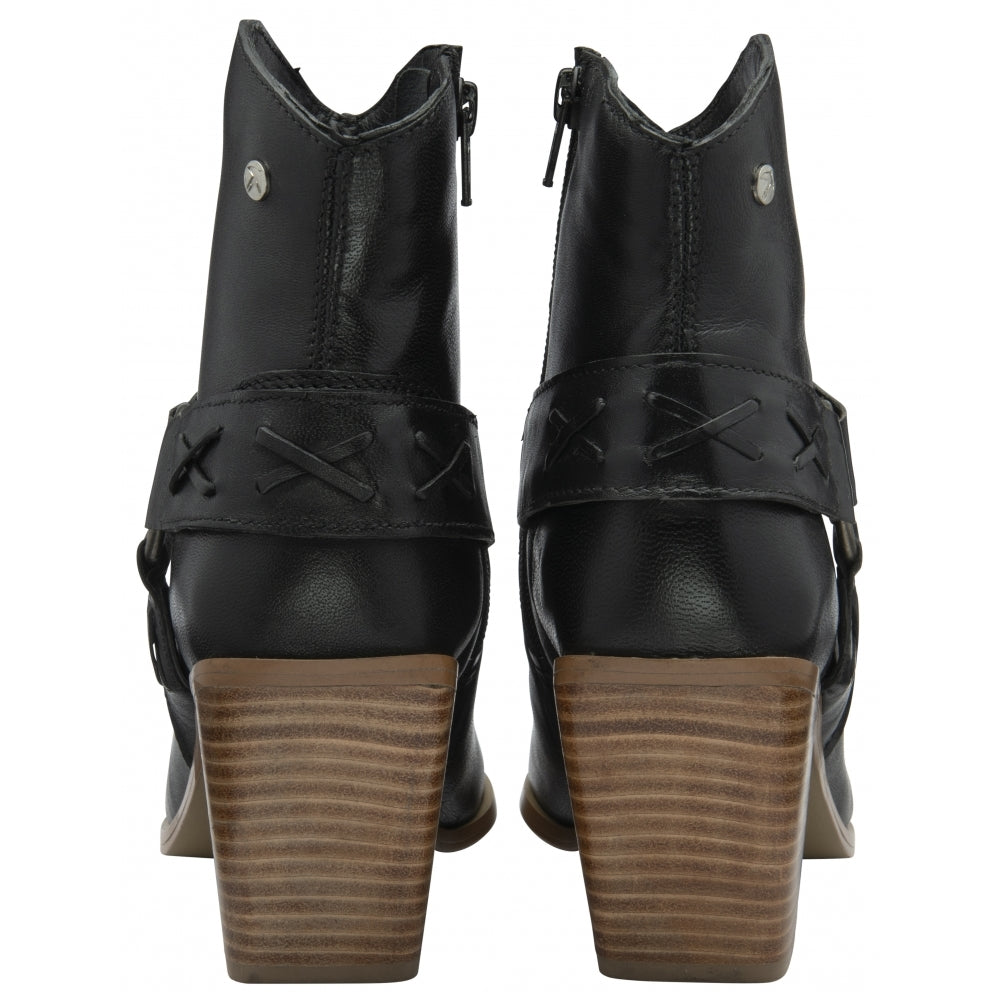 Ravel Leather Argyll Ankle Boots