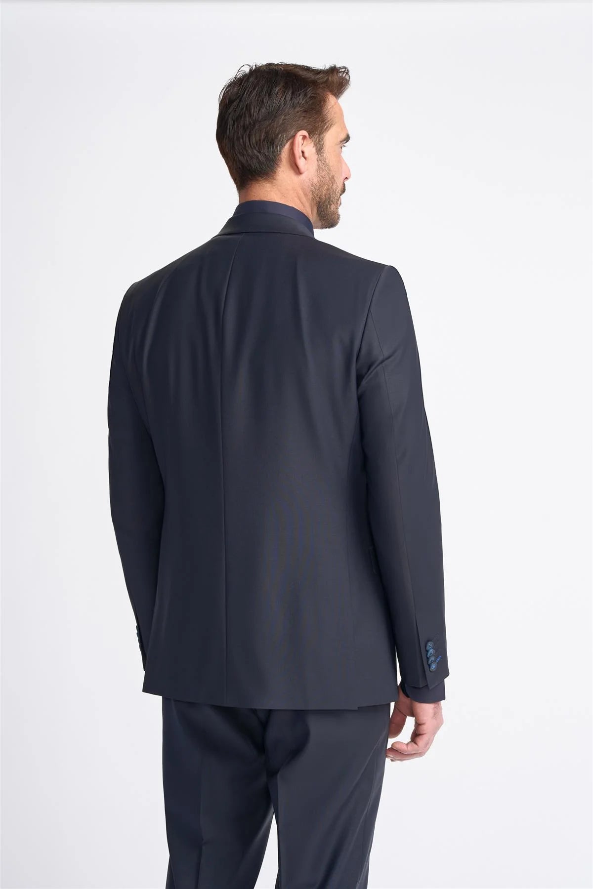 Cavani Bond Wool Rich Midnight Navy Blazer