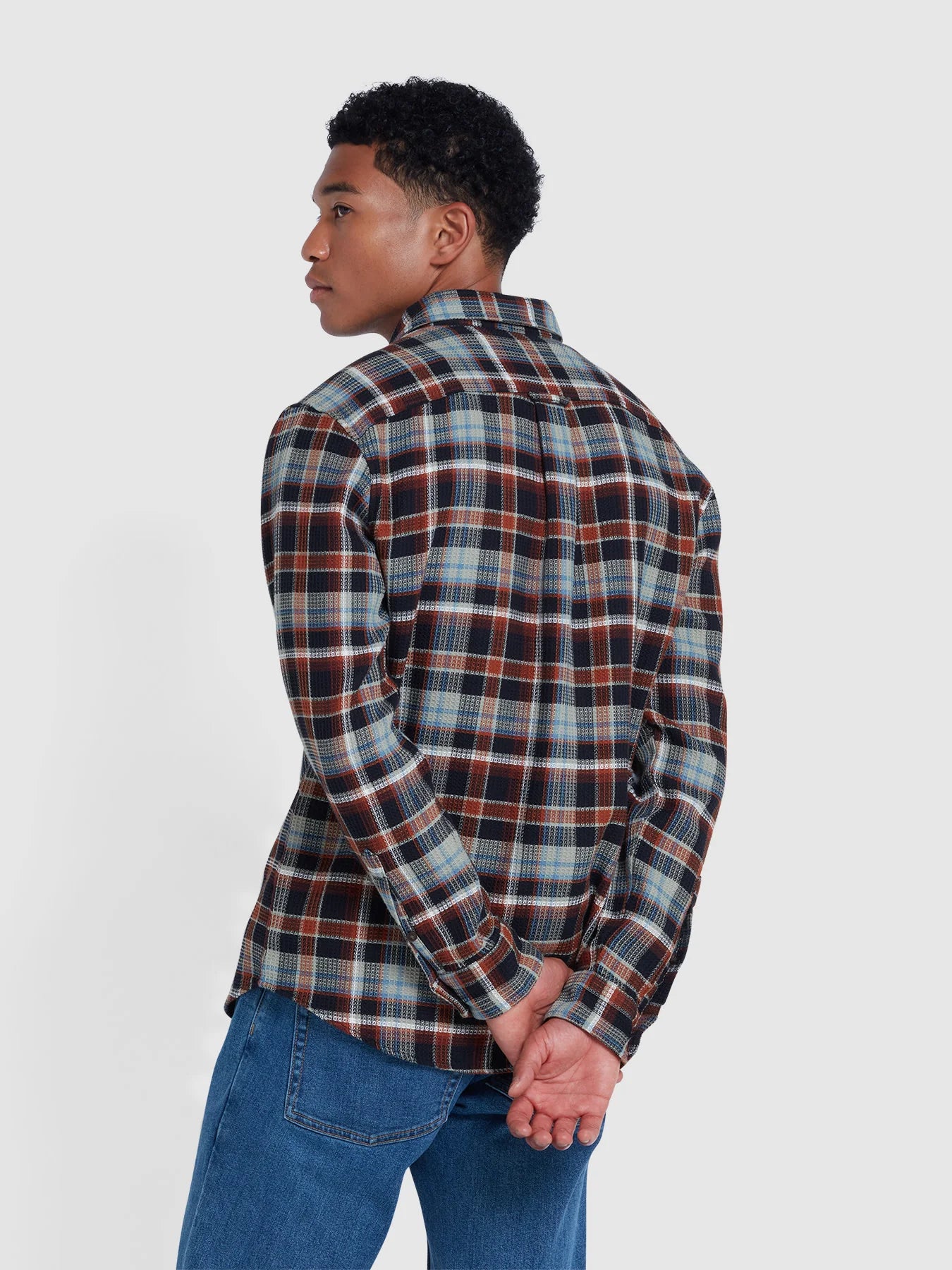 Farah Jerome Causal Fit Check Shirt