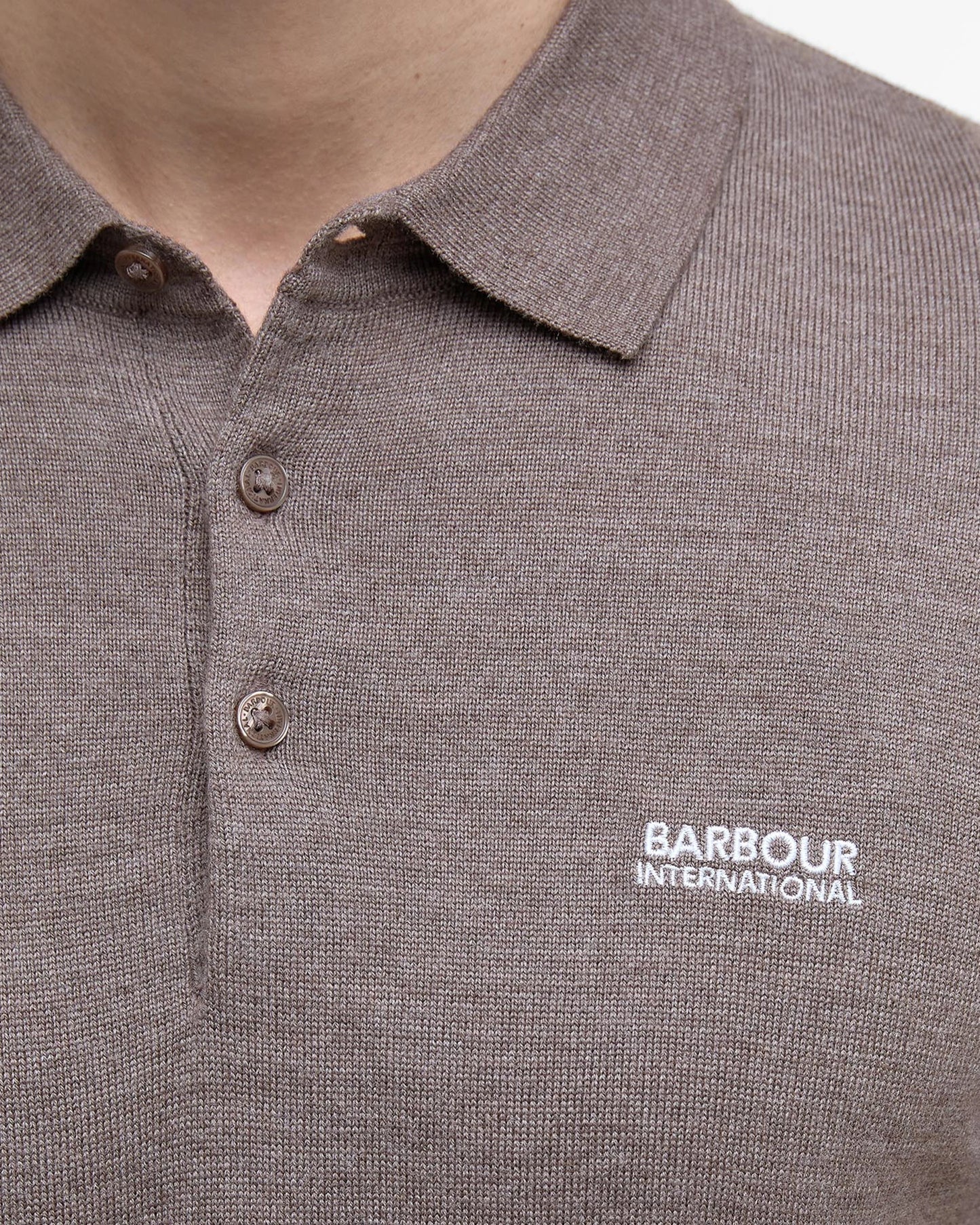 Barbour International Merlin Merino Polo Jumper
