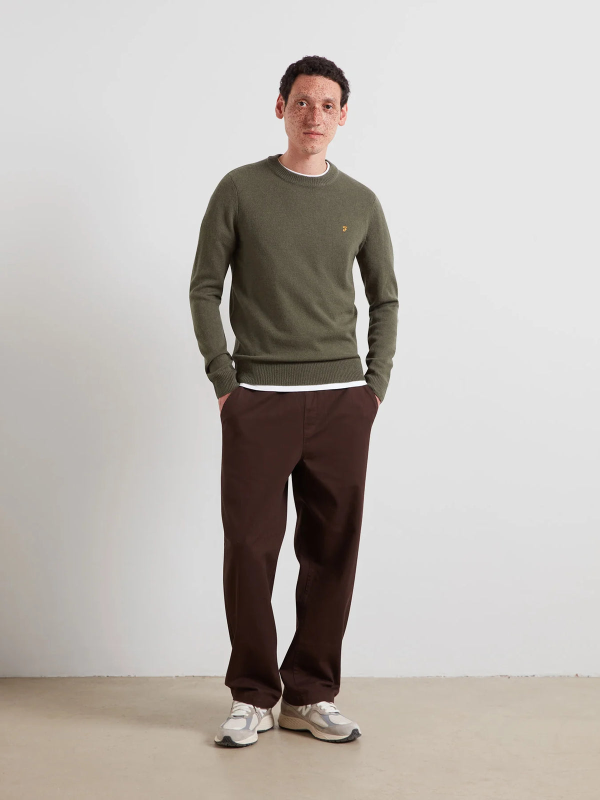 Farah Maidstone Lambswool Sweater