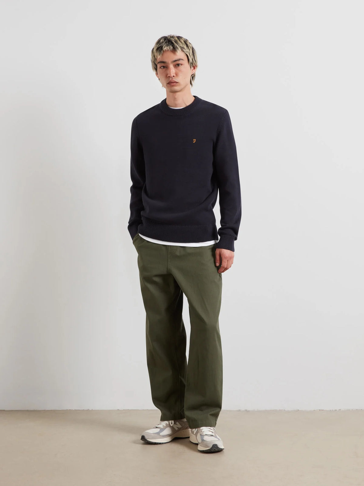 Farah Shepard Crew Neck Sweater