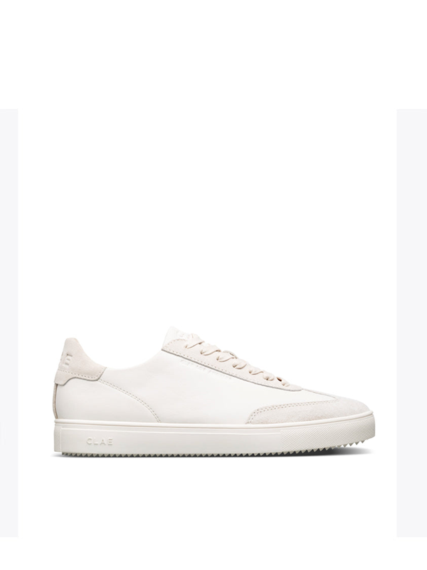 Clae DEANE Triple Off-White Leather