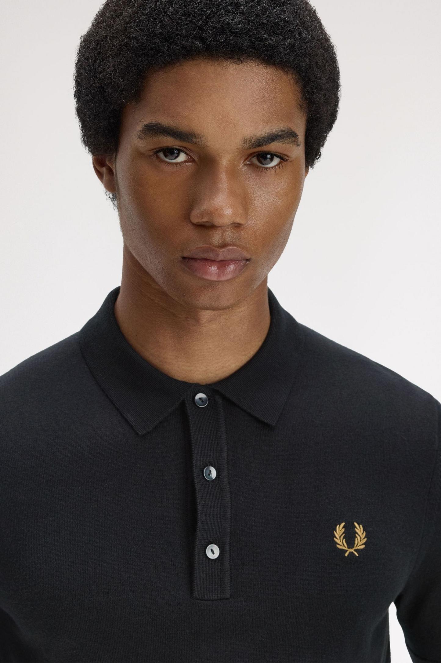 Fred Perry Long Staple Cotton Knitted Shirt K9725
