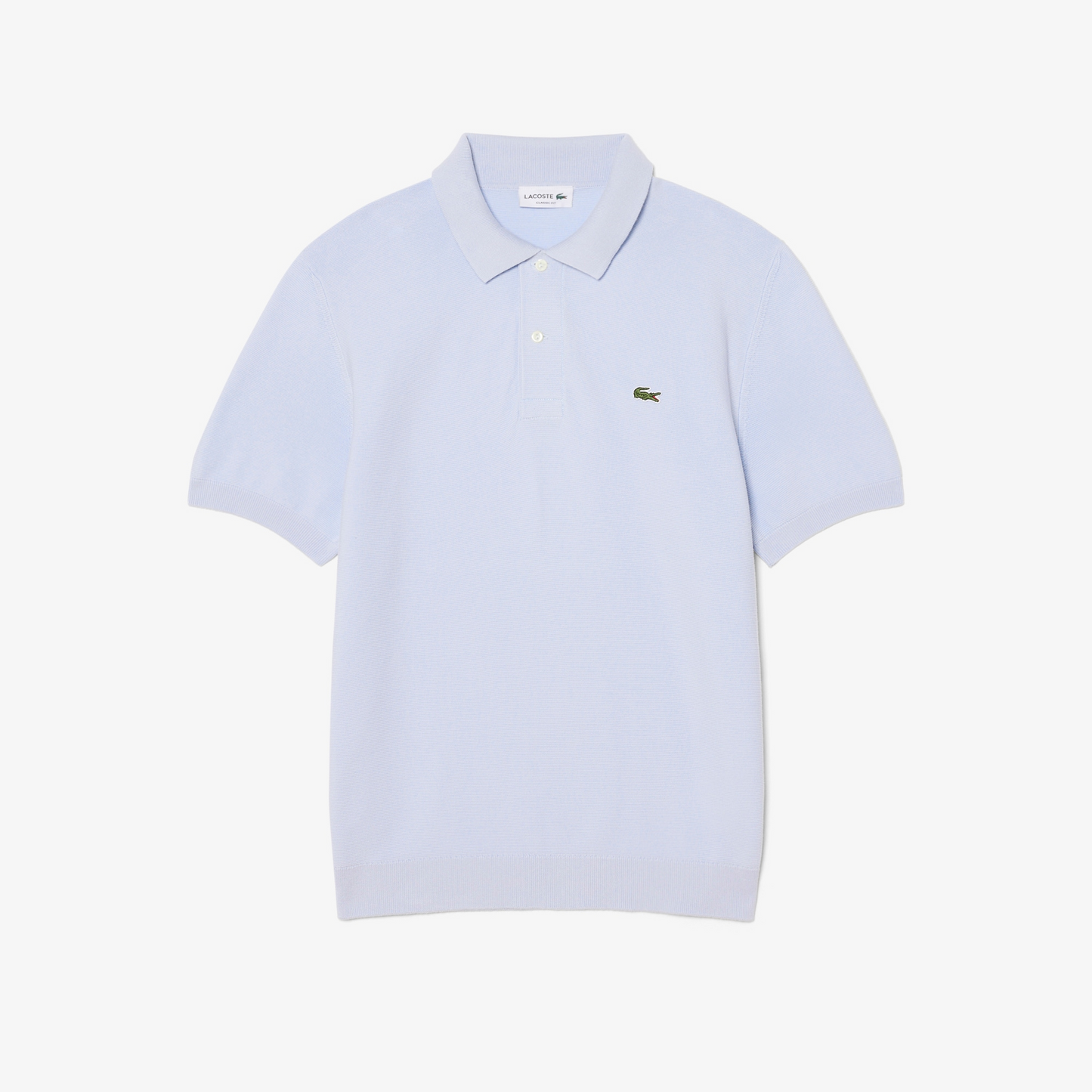 Lacoste Classic Fit Knitted Polo Shirt Light Blue