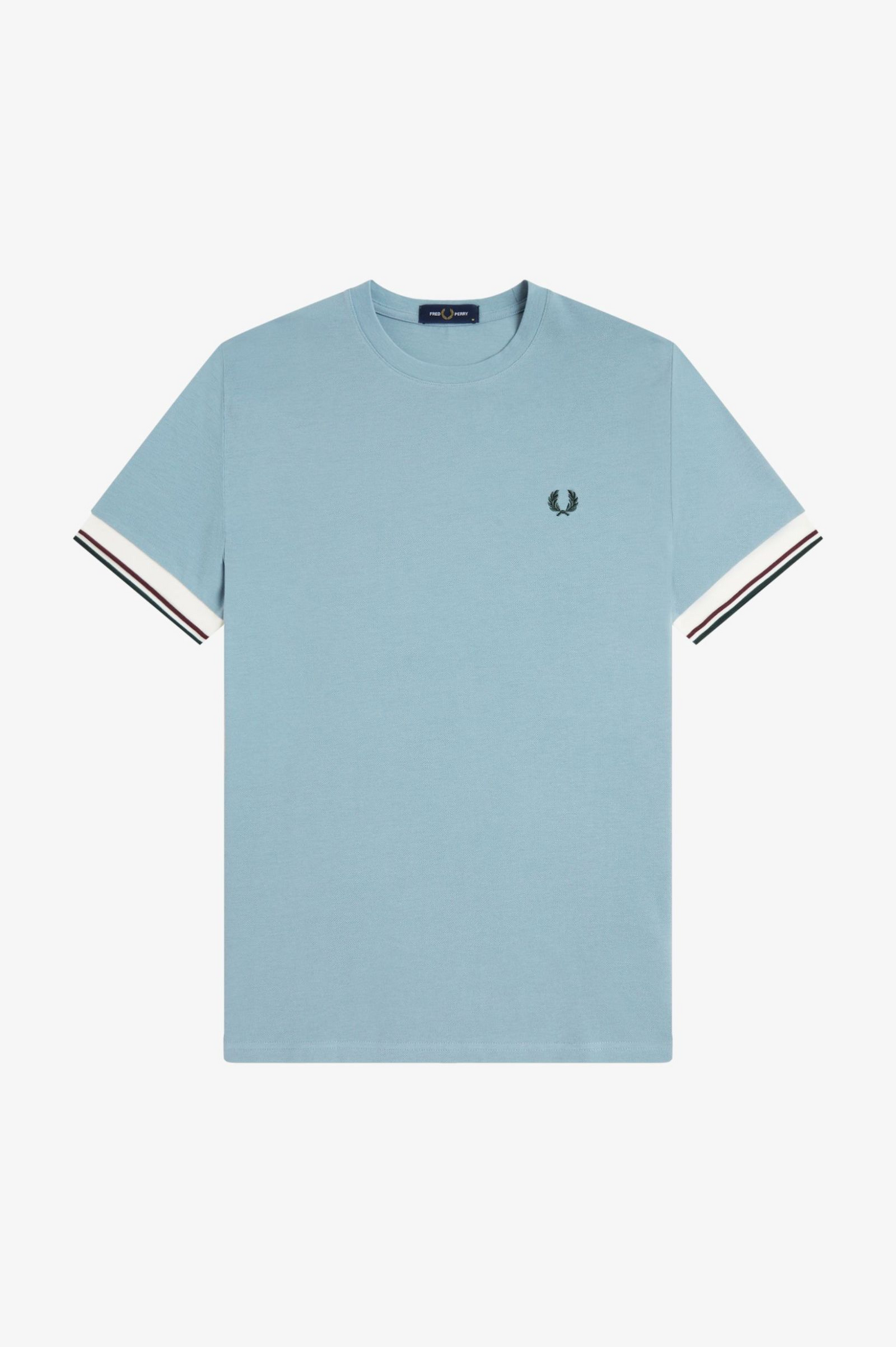Fred Perry Twin Tipped Cuff T-Shirt (Stockport Blue)