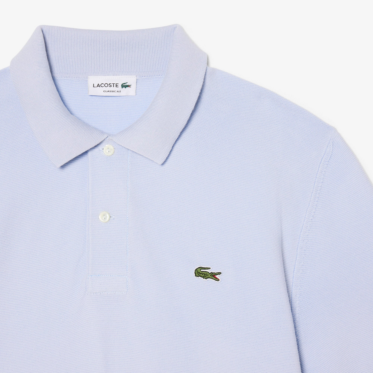 Lacoste Classic Fit Knitted Polo Shirt Light Blue