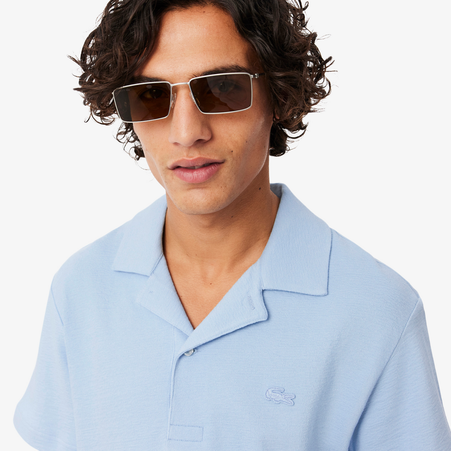 Lacoste Classic Fit Textured Polo Shirt