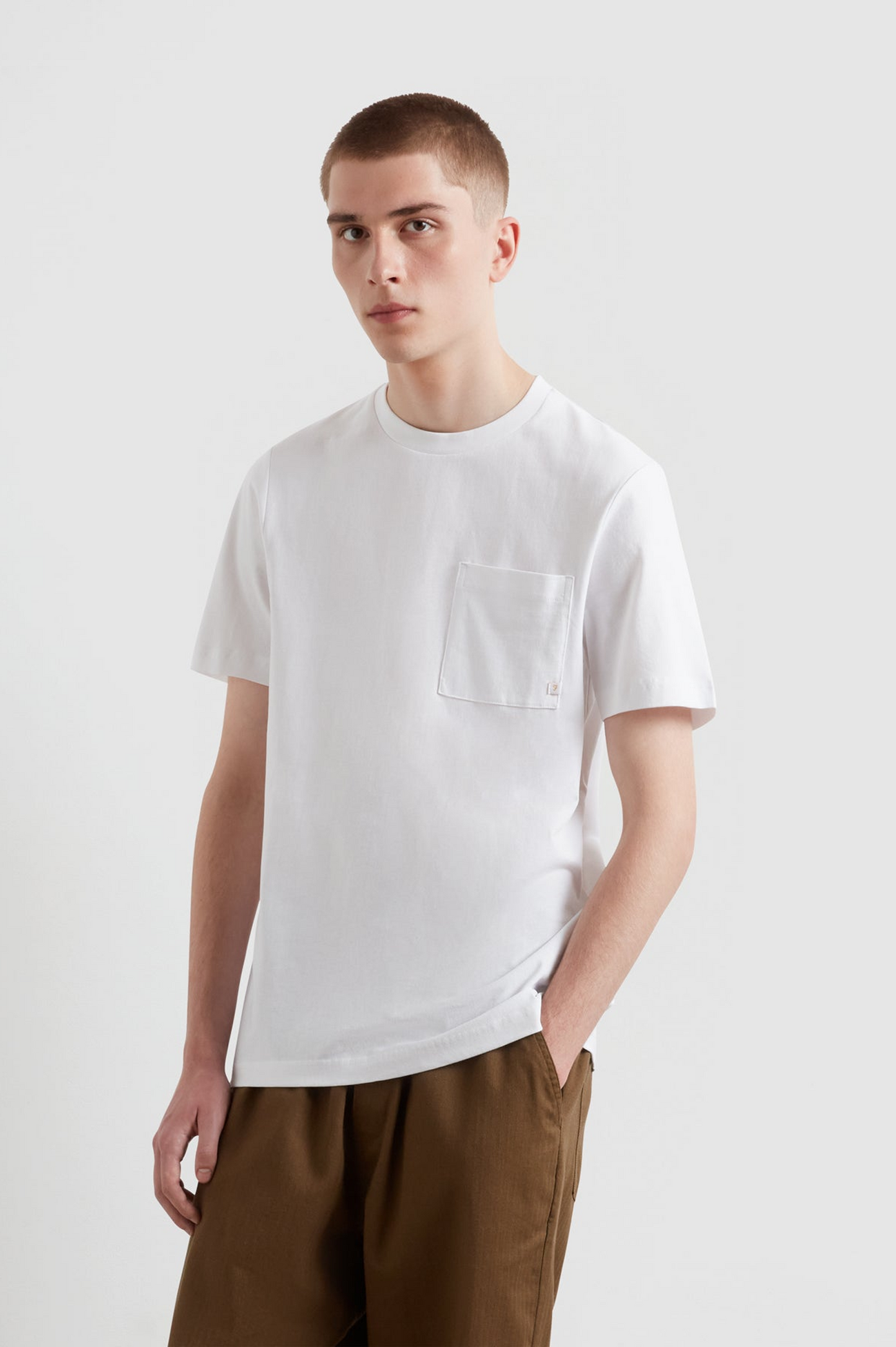 Farah Stacy Pocket T-Shirt In White