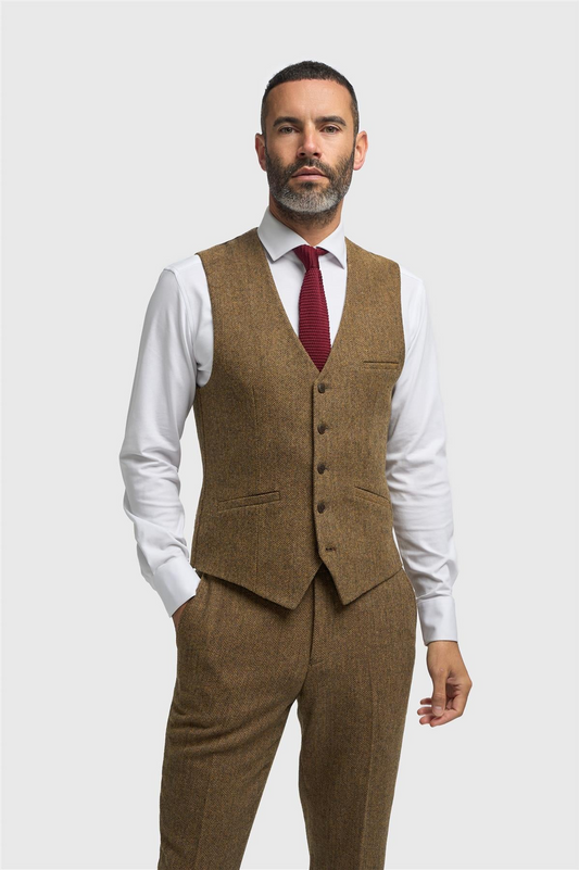 Cavani Thomas Brown Waistcoat