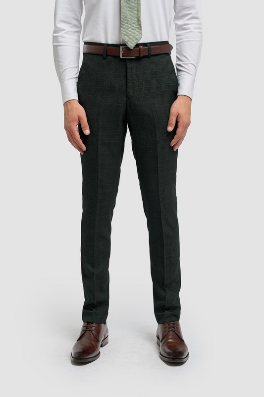 Cavani Caridi Olive Slim Fit Trousers