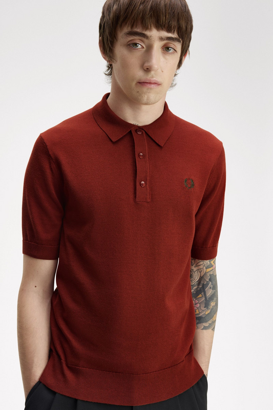 Fred Perry Cotton Knitted Shirt K9725