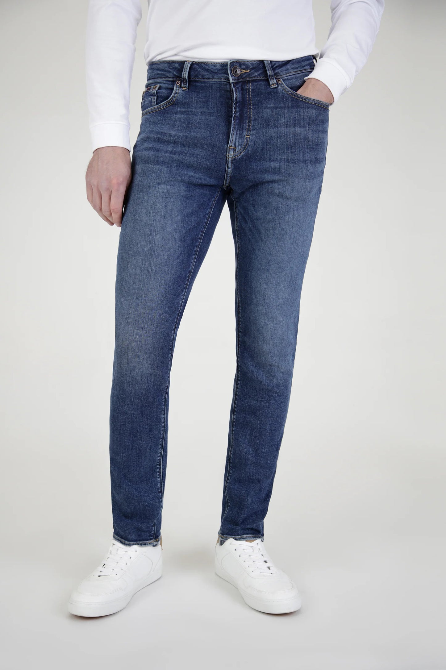 Mish Mash Slim Fit Flex Active Mid Denim Jean