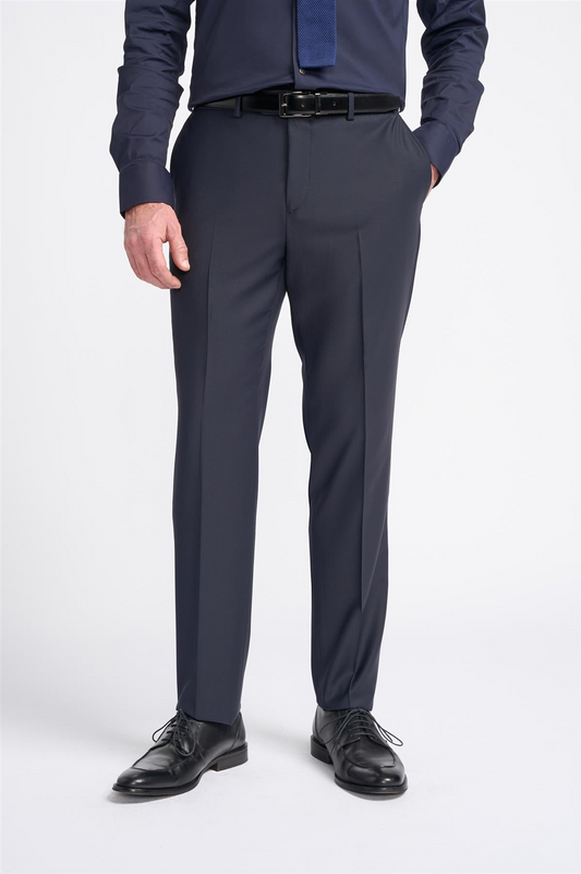Cavani Bond Wool Rich Midnight Navy Trouser