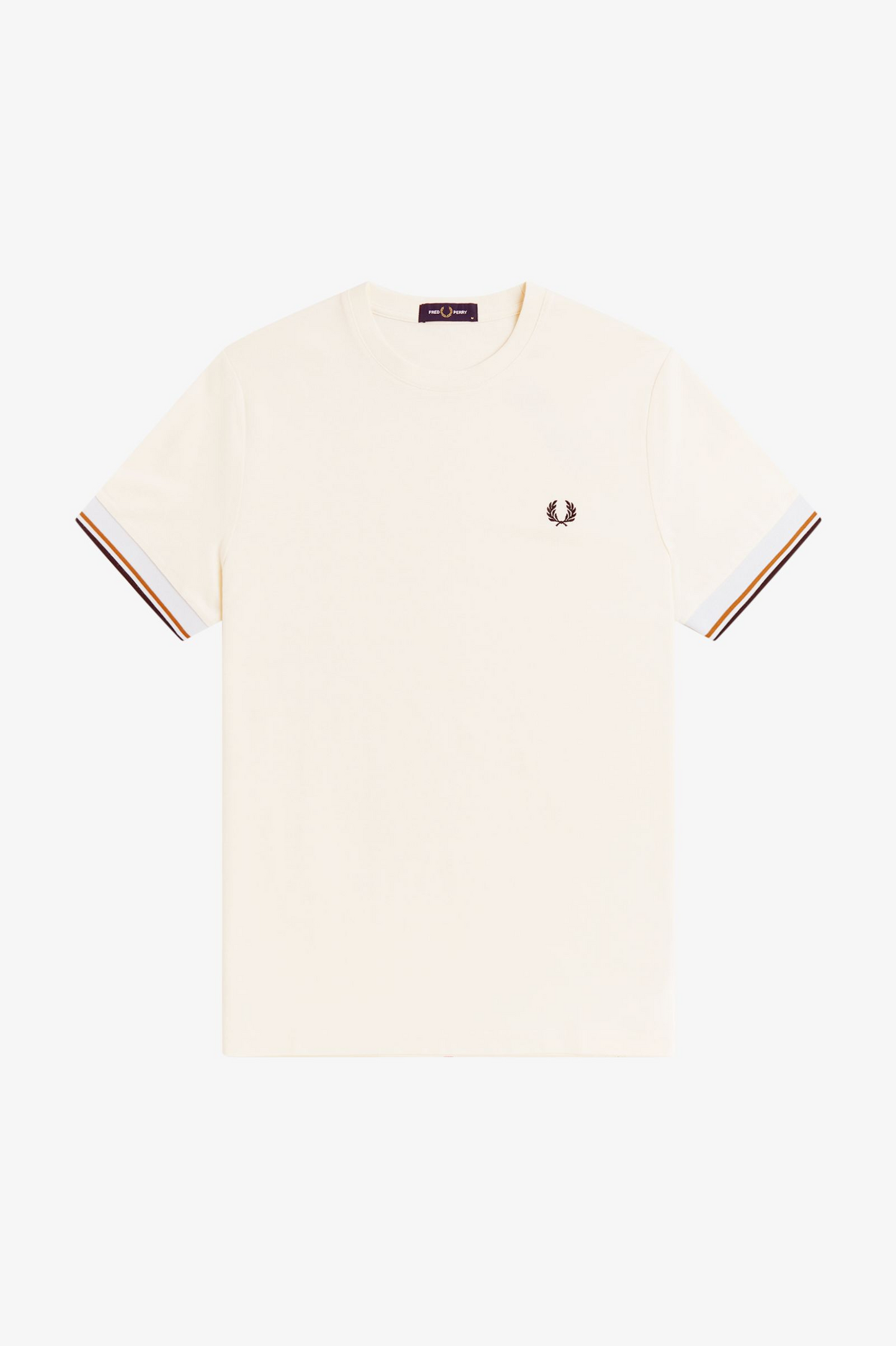 Fred Perry Twin Tipped Cuff T-Shirt (Ecru)