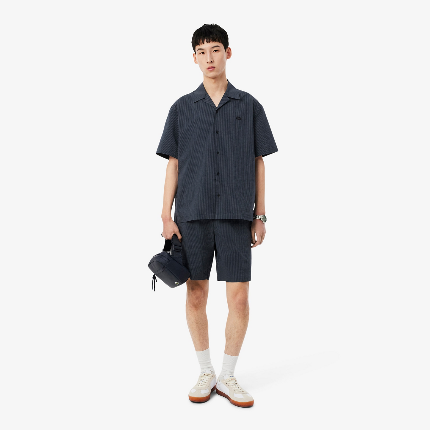 Lacoste Relaxed Fit Seersucker Shirt