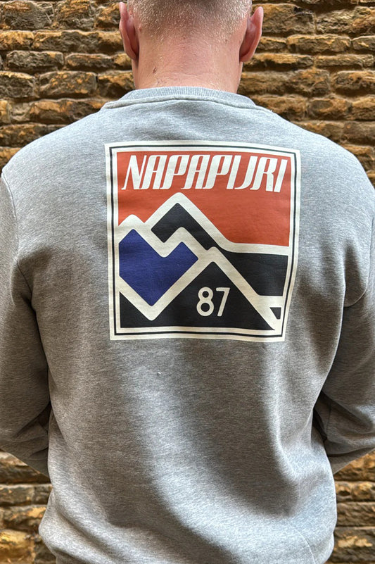 Napapijri B-Guide Crew Sweat Medium Grey Melange