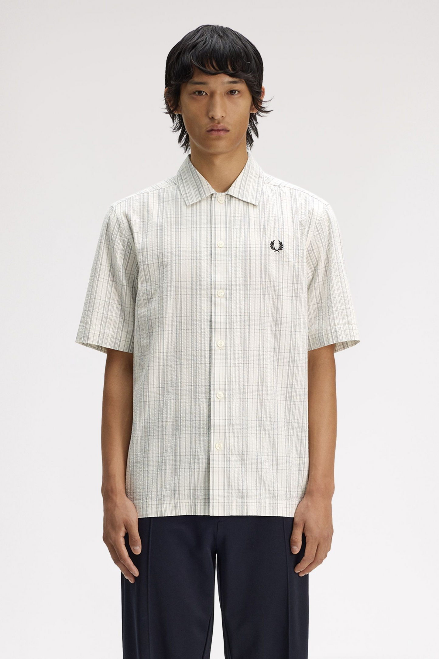 Fred Perry Seersucker Check Shirt