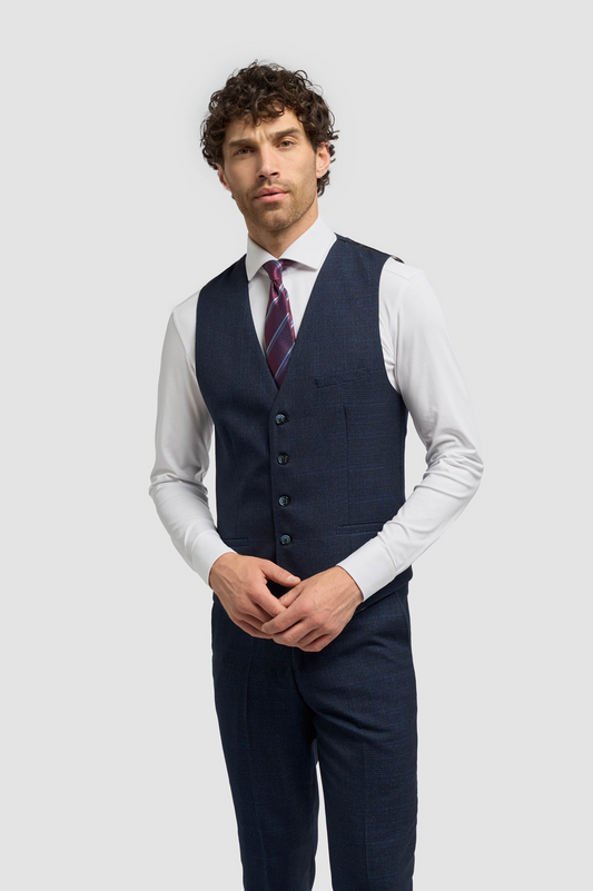 Cavani Caridi Navy Waistcoat