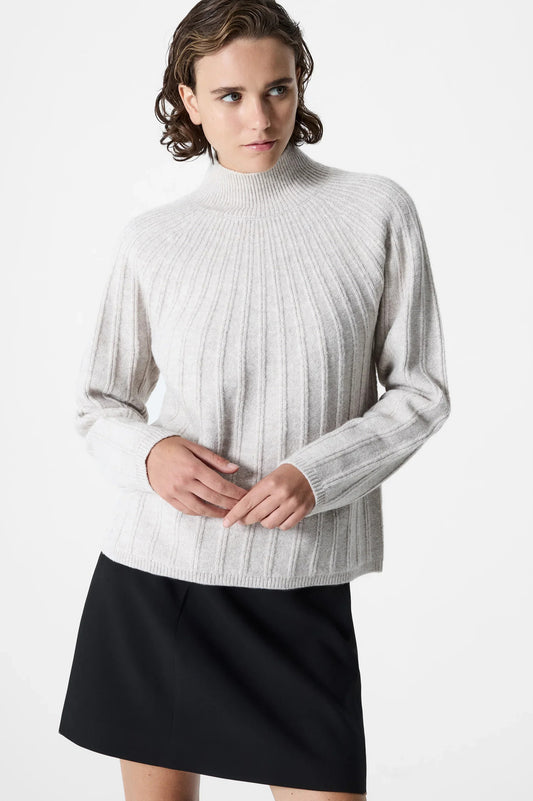 French Connection Kezia Recycled Mock Rib Jumper