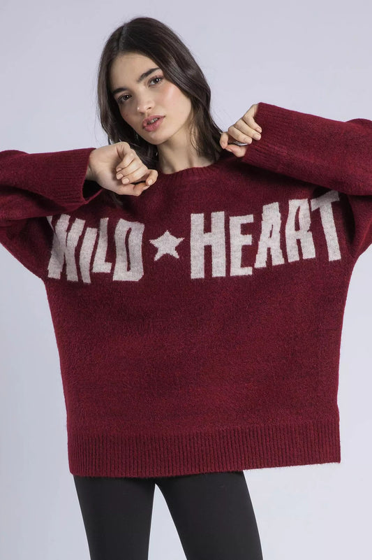 Religion Hatty Wild Heart Overszied Jumper