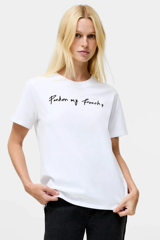 French Connection Pardon My French Graphic T-Shirt