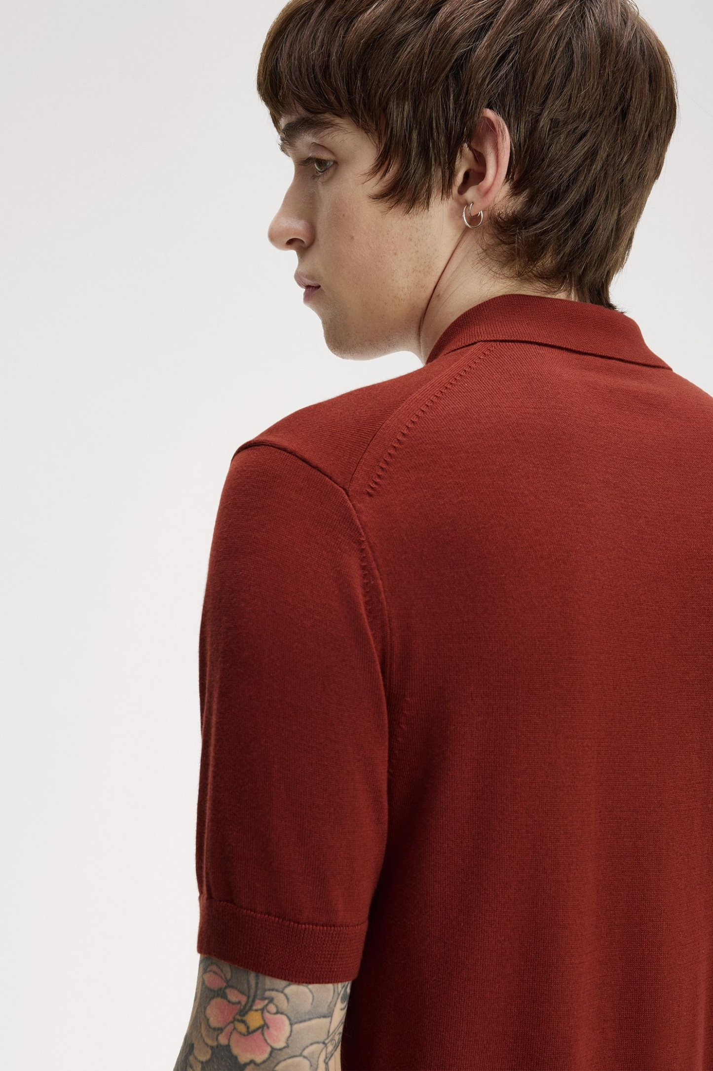 Fred Perry Cotton Knitted Shirt K9725