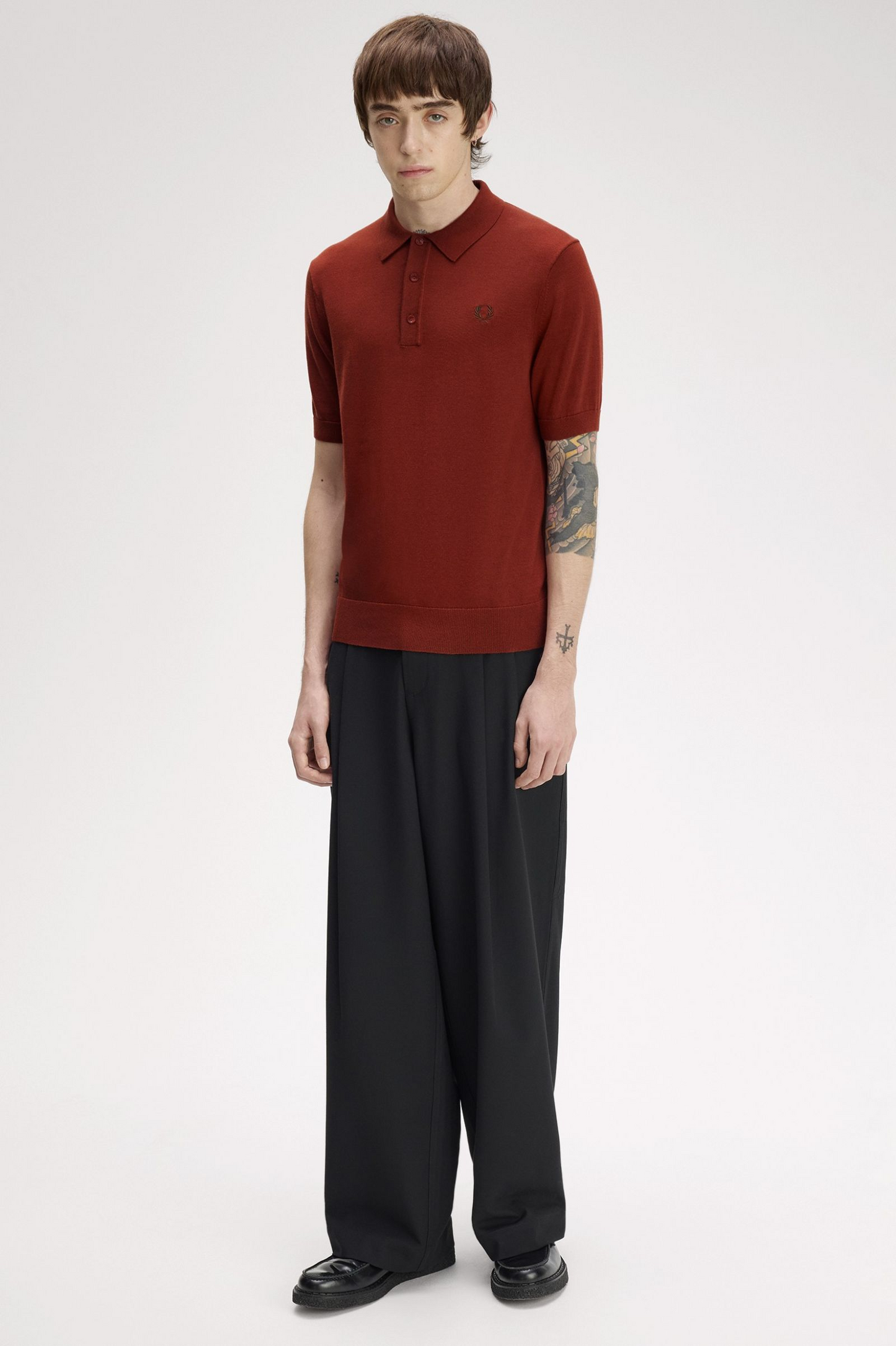 Fred Perry Cotton Knitted Shirt K9725