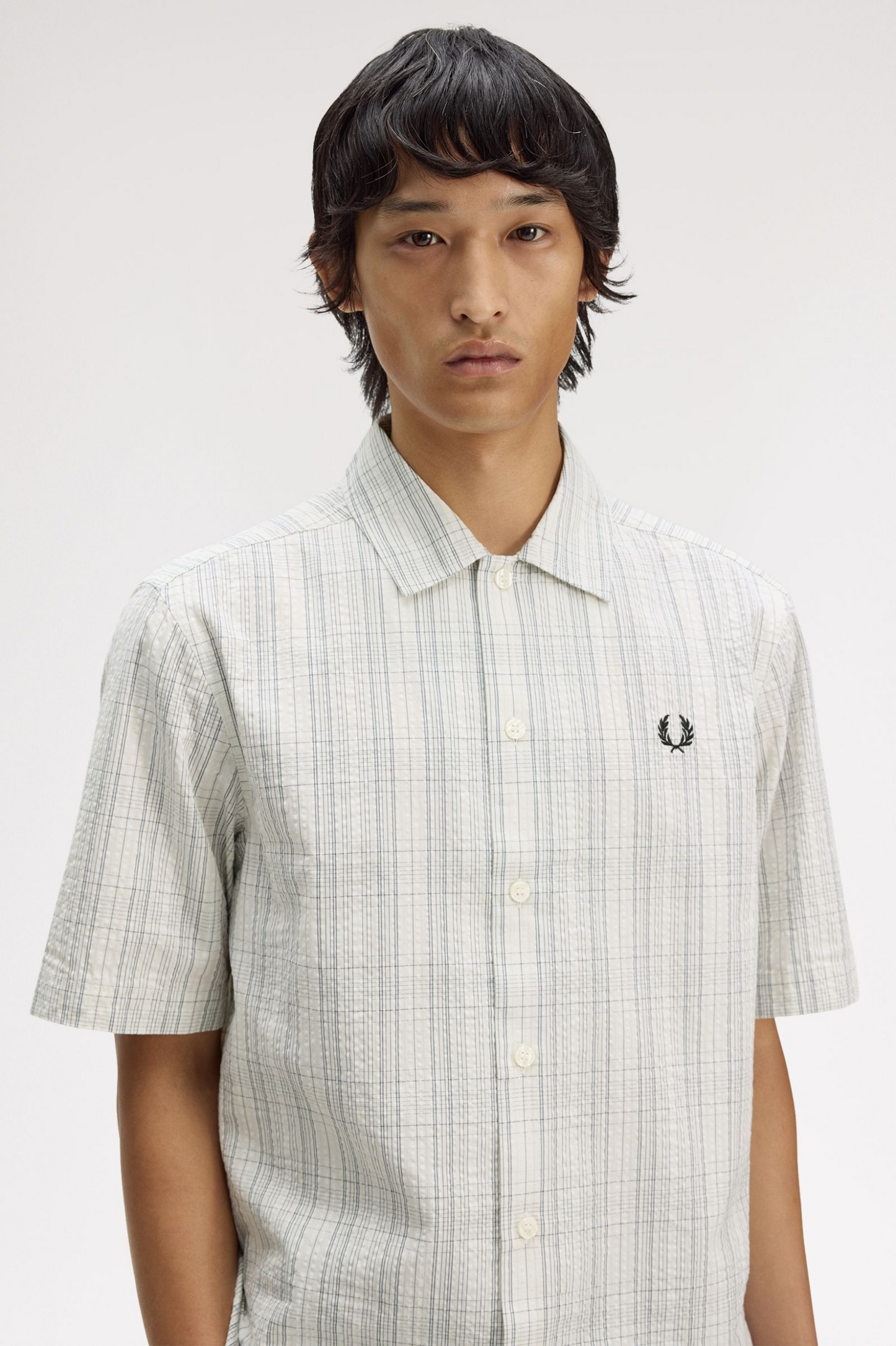 Fred Perry Seersucker Check Shirt