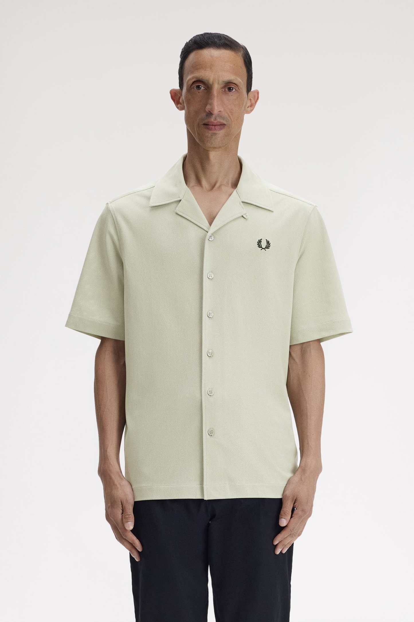 Fred Perry Compress Mesh Revere Collar Shirt M1745