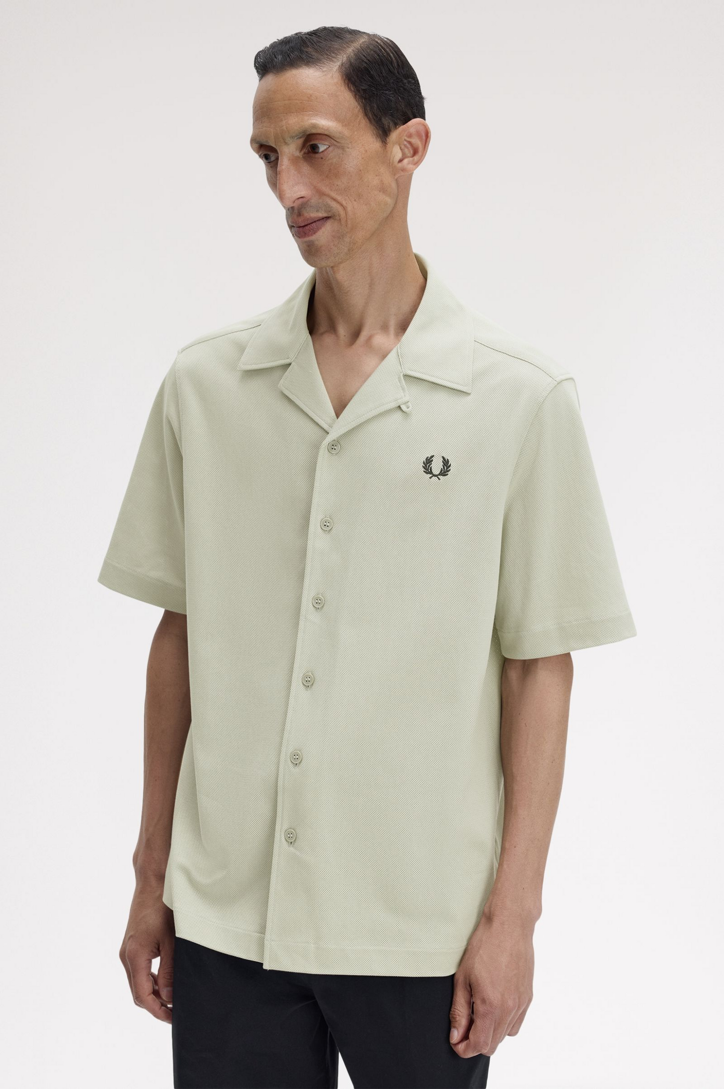 Fred Perry Compress Mesh Revere Collar Shirt M1745