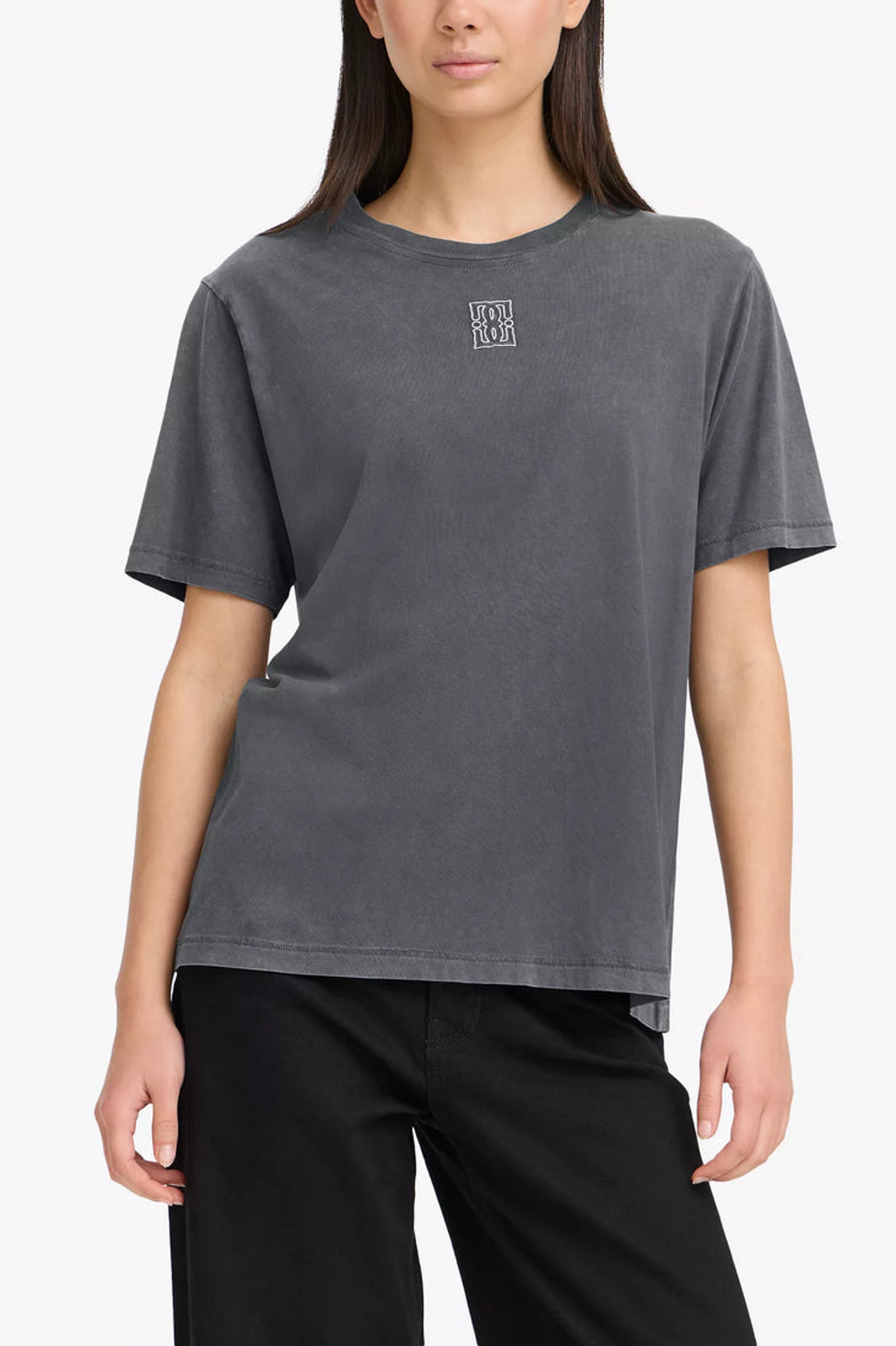 Ichi Nica Crew Neck Logo T-Shirt