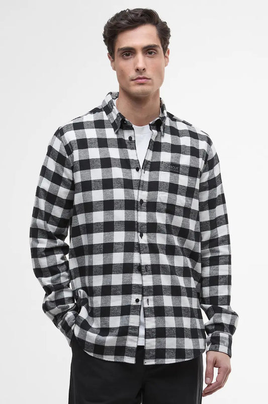 Barbour International Blackstreak Gingham Long-Sleeved Shirt