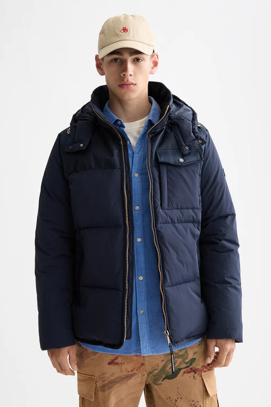 Scotch Soda Hooded Puffer Jacket