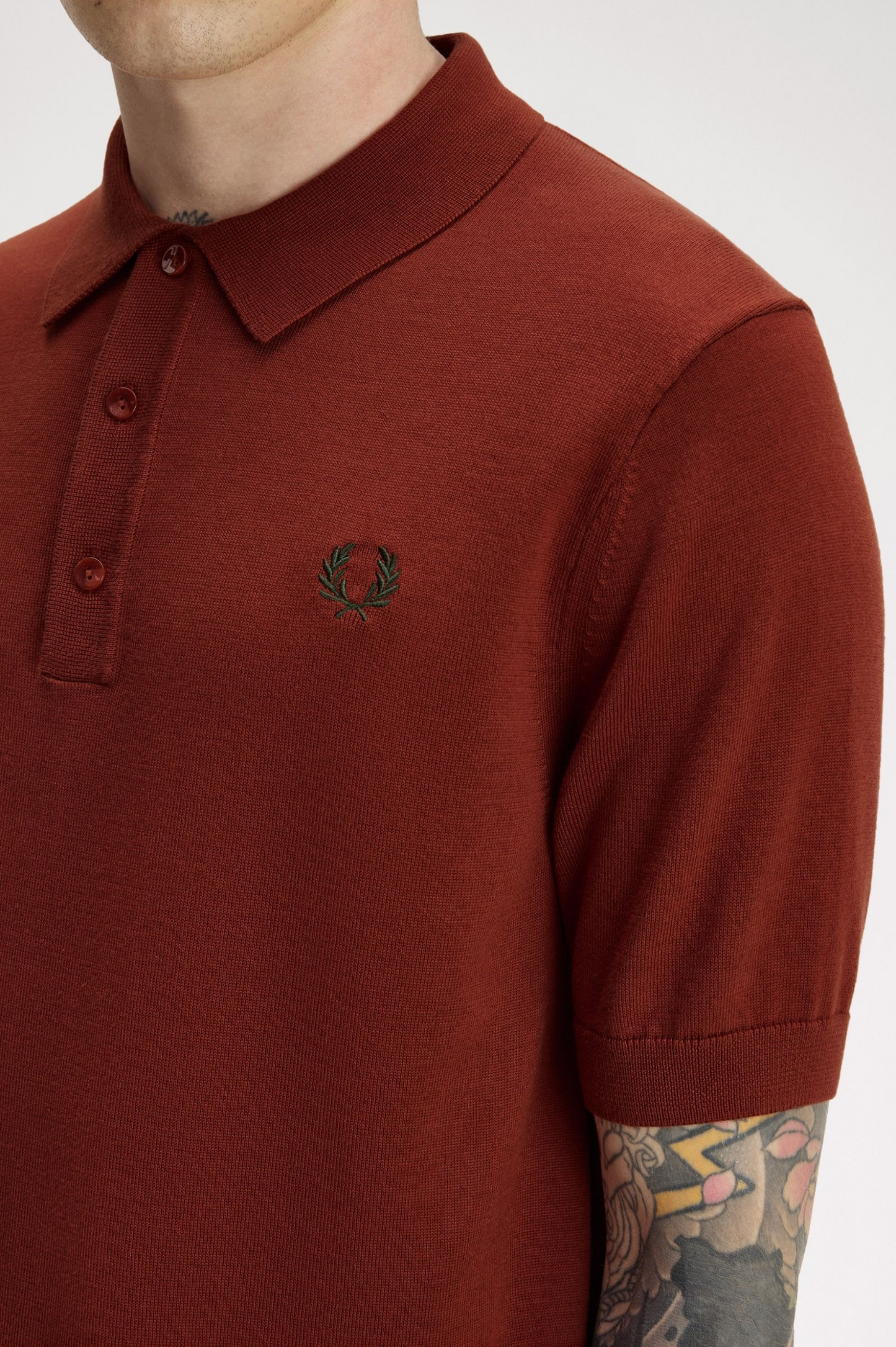 Fred Perry Cotton Knitted Shirt K9725