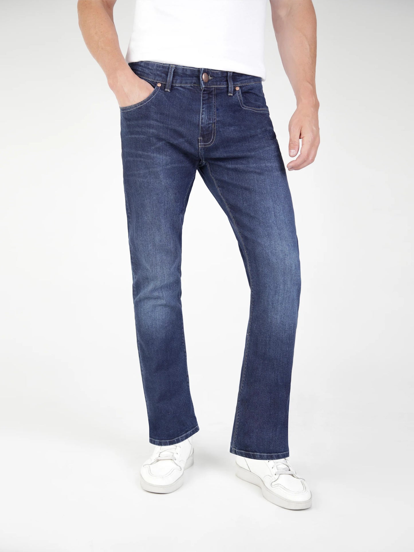 Mish Mash Slim Fit Flex Active Mid Denim Jean