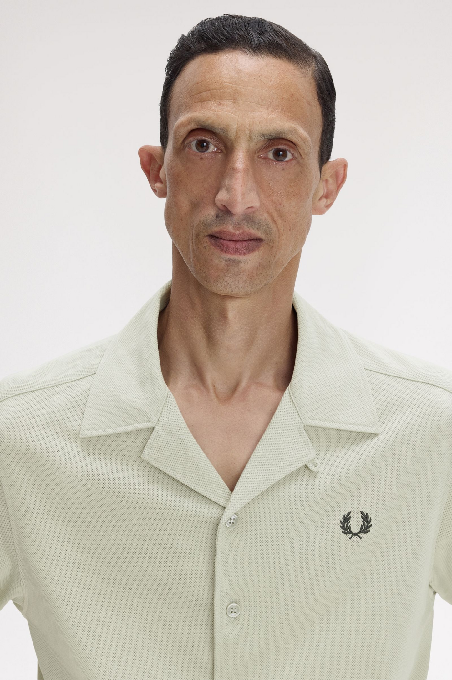 Fred Perry Compress Mesh Revere Collar Shirt M1745