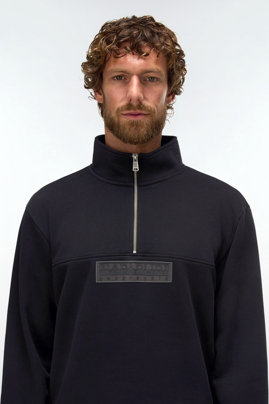 Napapijri Box Logo Half-Zip Sweatshirt
