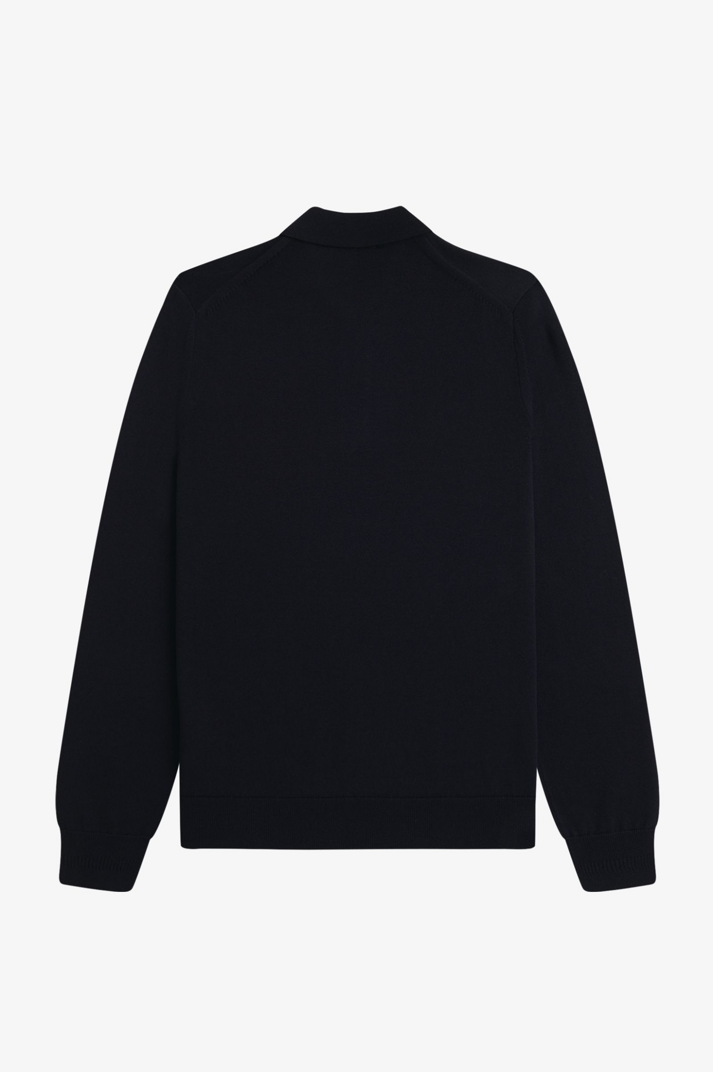Fred Perry Long Sleeve Knitted Shirt K4535 Navy