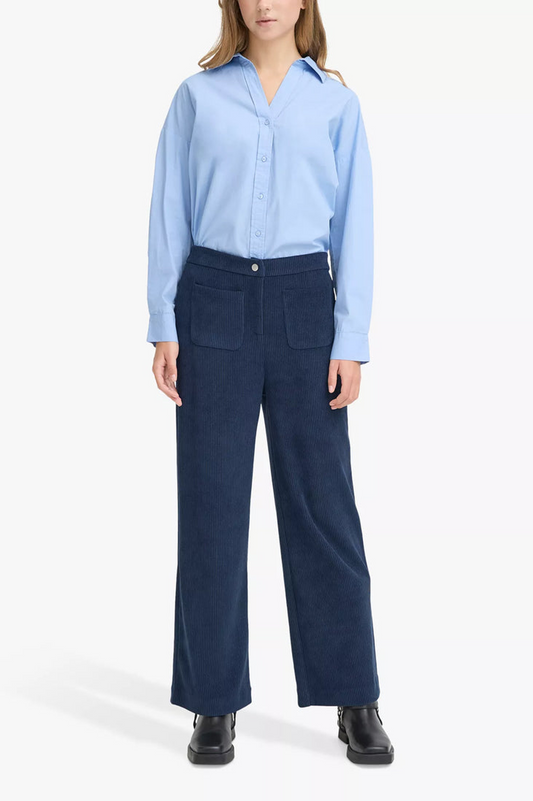 Ichi Kate Corduroy Wide Leg Trousers