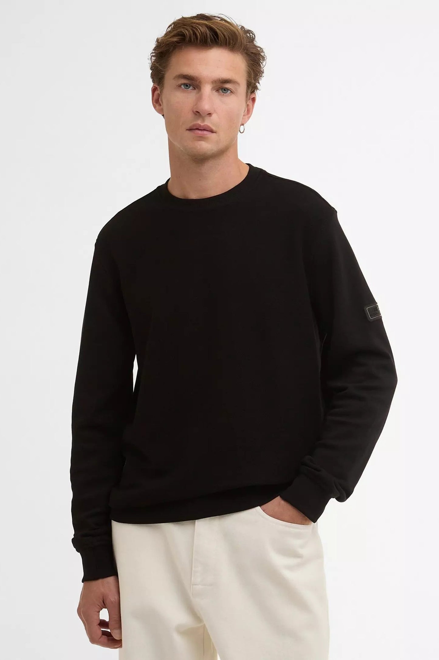 Barbour International Kaspain Crew Sweatshirt - Black