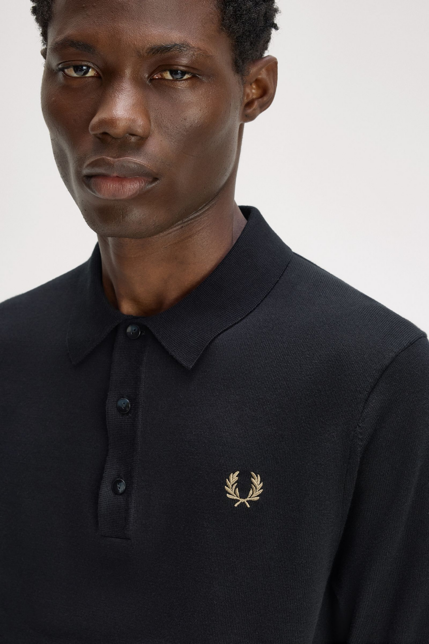 Fred Perry Long Staple Cotton Knitted Shirt K9725
