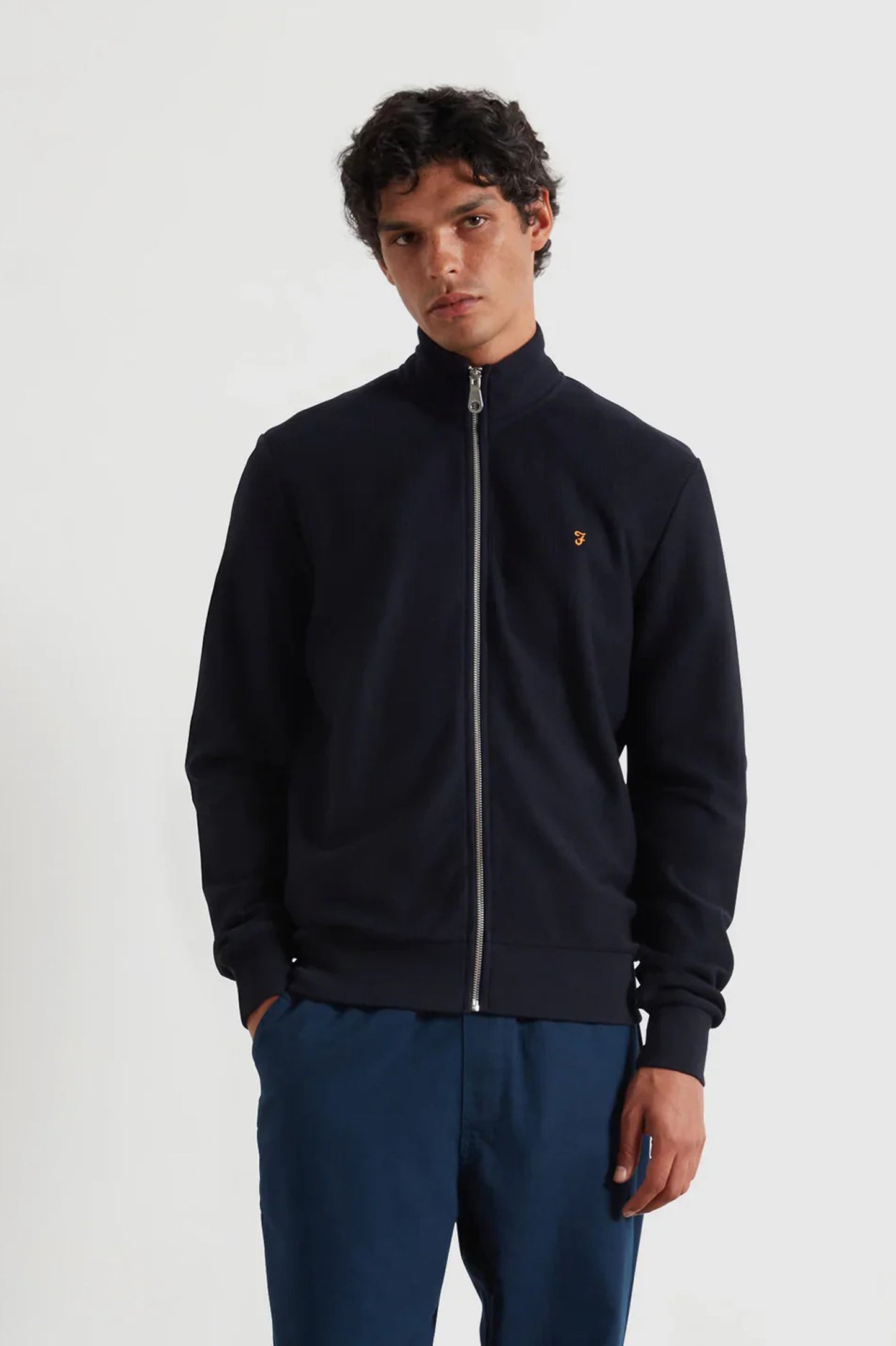 Farah Seaton Zip Through Sweatshirt