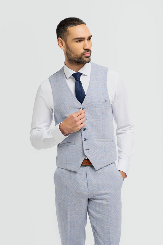 Cavani Caridi Sky Waistcoat