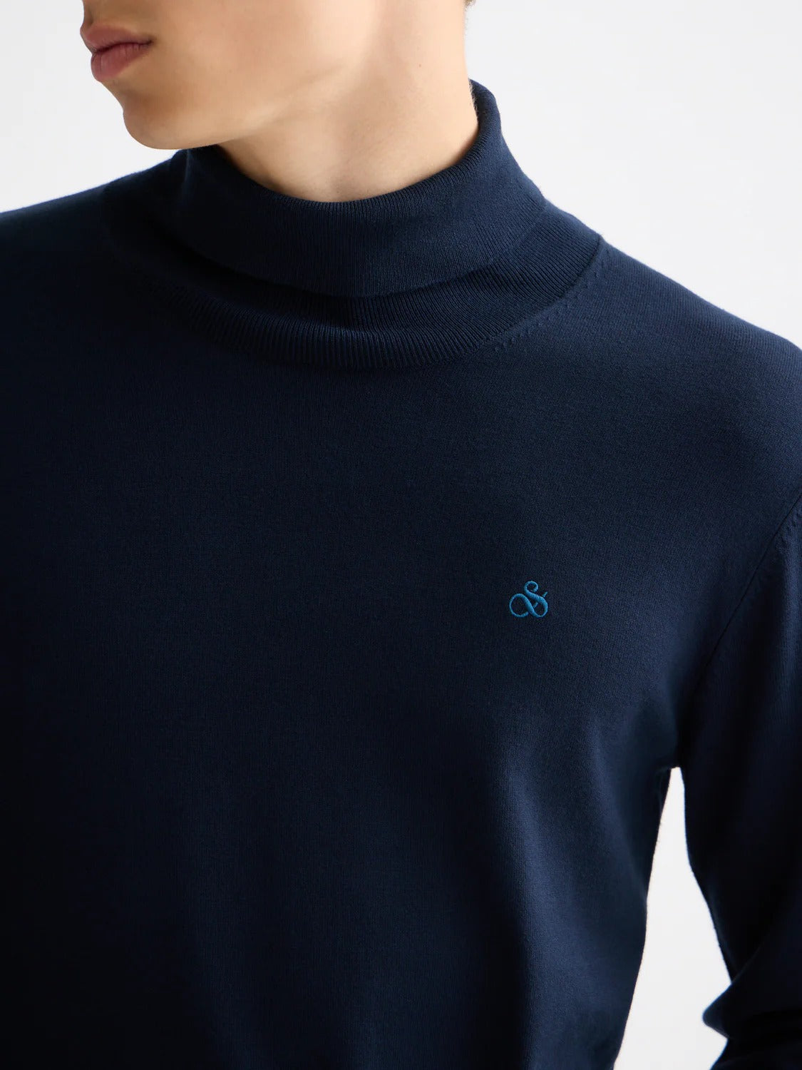 Scotch and Soda Ecovero blend turtleneck sweater